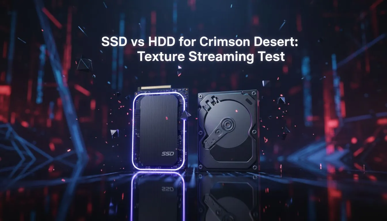 Texture streaming: SSD vs HDD results