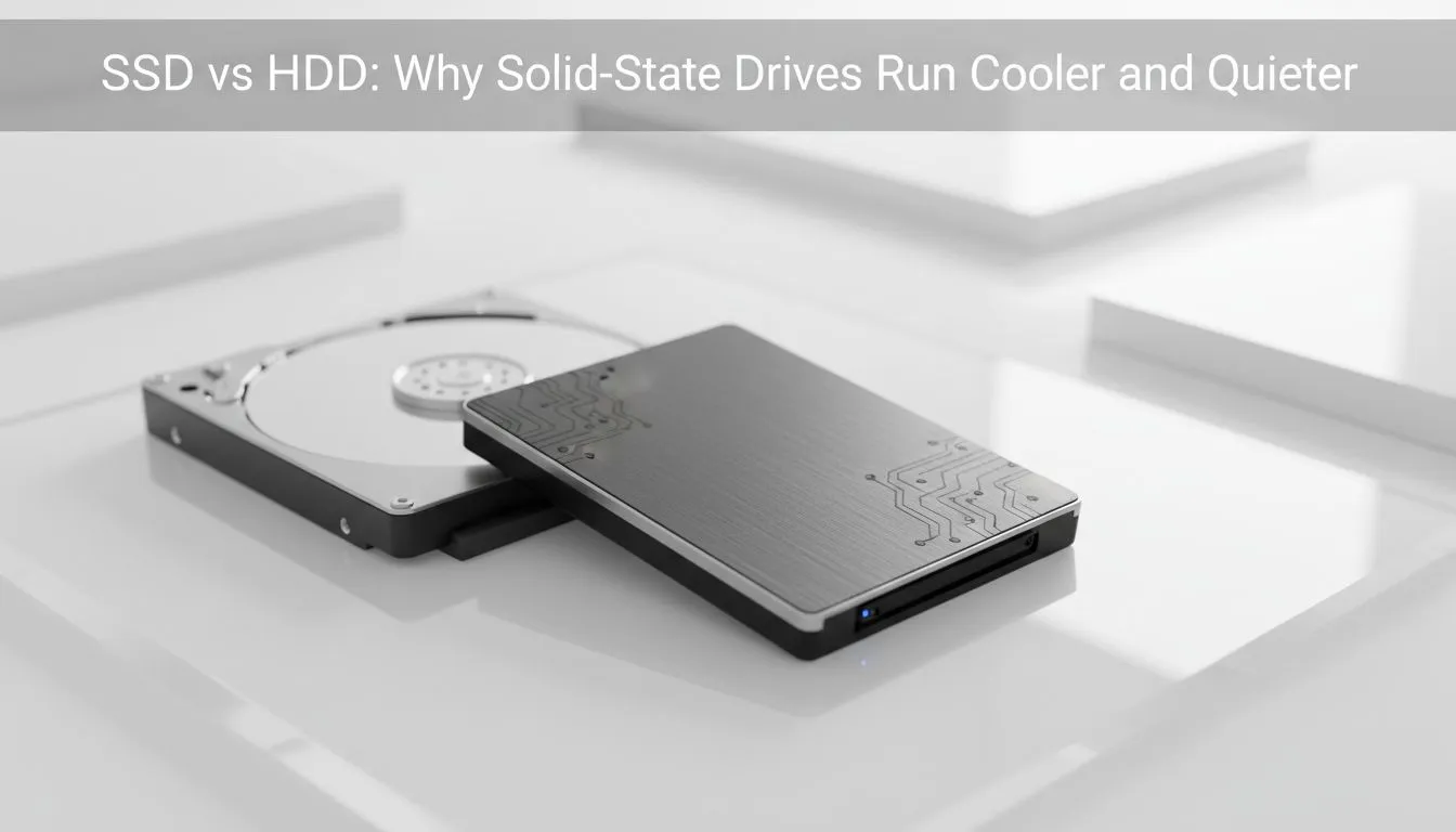 Why SSDs Run Cooler and Quieter