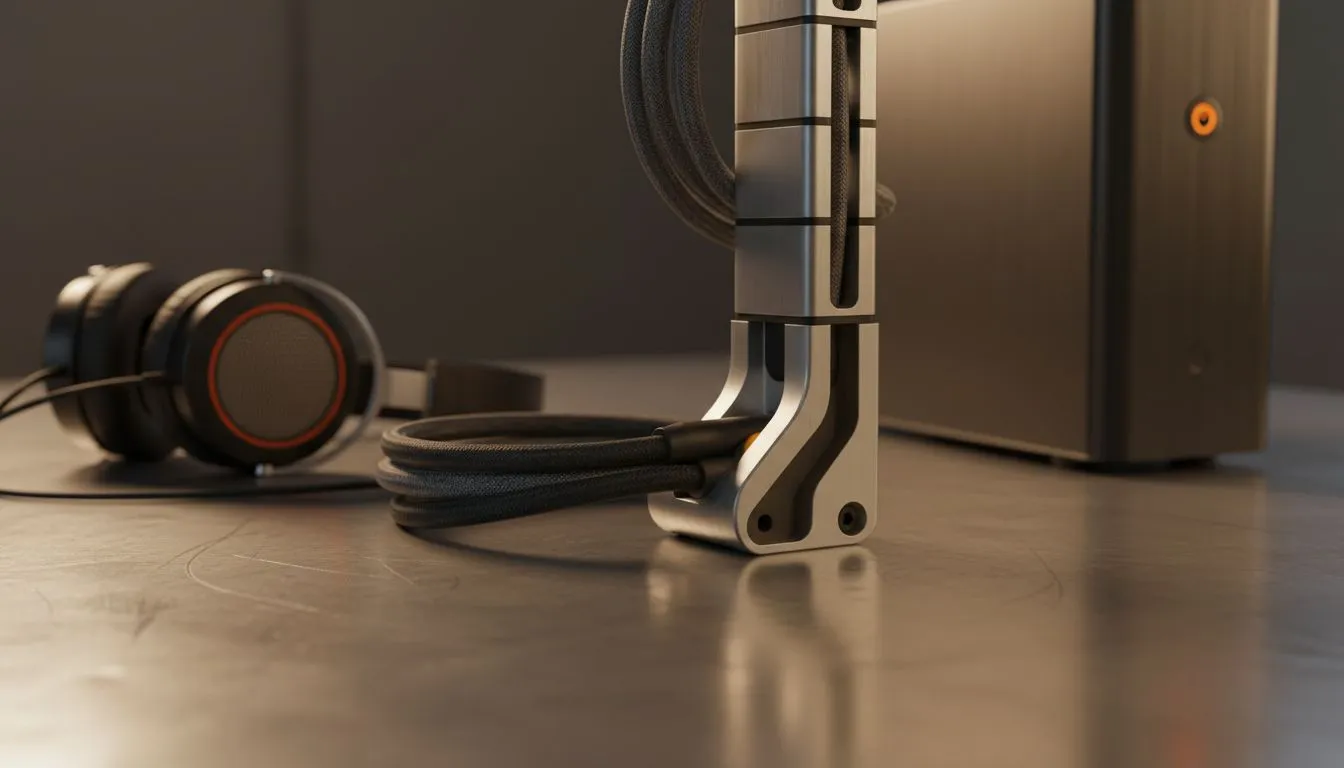 Protect Cables, Headphones & PC on Standing Desks