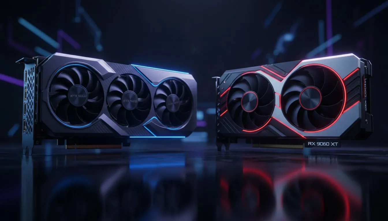 Starter GPU Fight: RTX 5050 vs RX 9060 XT