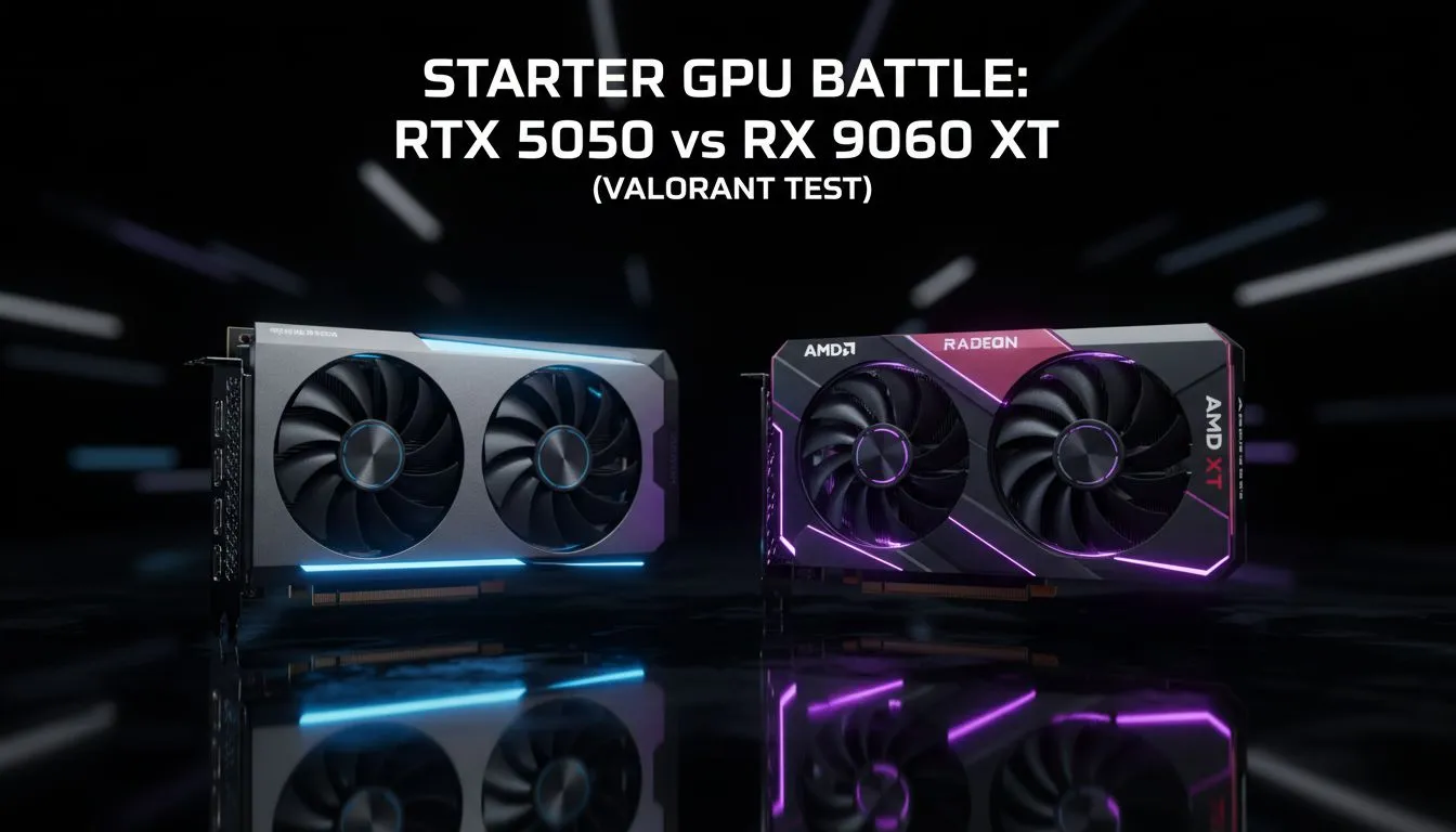 RTX 5050 vs RX 9060 XT