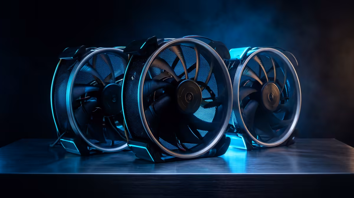 Static pressure vs noise level in case fans comparison