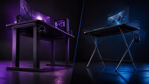 Steel-Leg Gaming Desks vs Lightweight Desk Frames: Comparing Stability