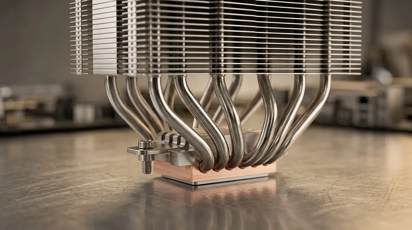 Step-by-step heatpipe planning for RAM clearance