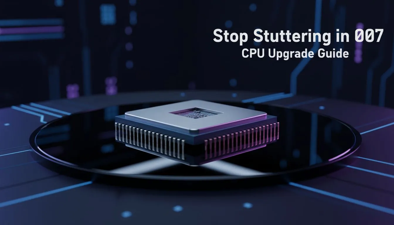 CPU upgrade to stop 007 stutter