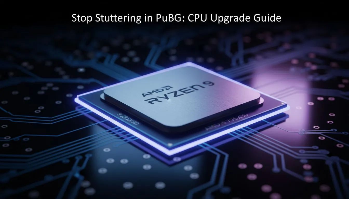 CPU upgrades to stop PUBG stutter