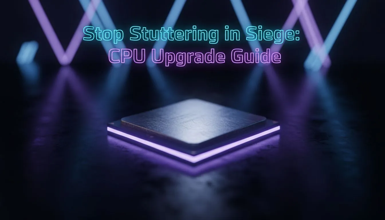 CPU Upgrades to Stop Siege Stuttering