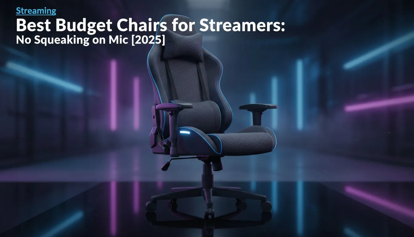 Affordable & Quiet Streamer Chairs