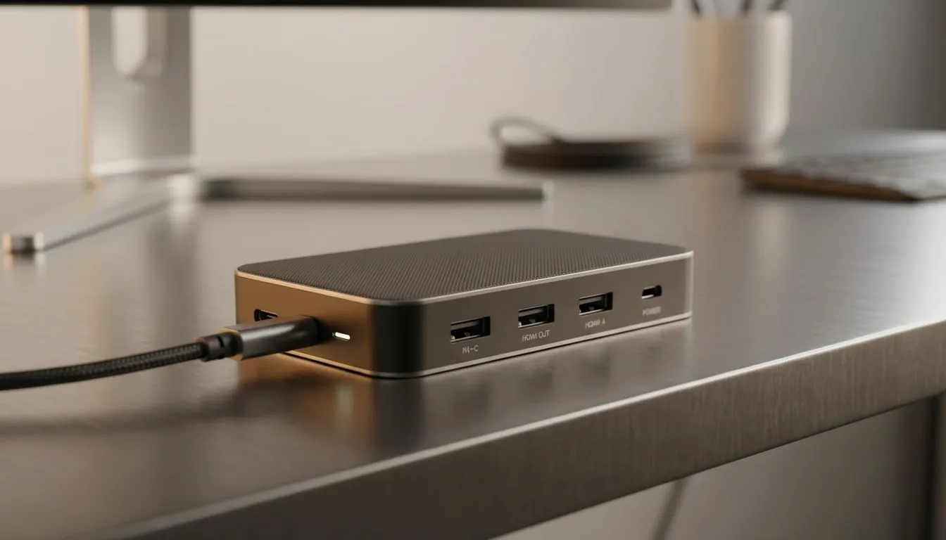 Simplify Your Desk with a 4-in-1 Hub