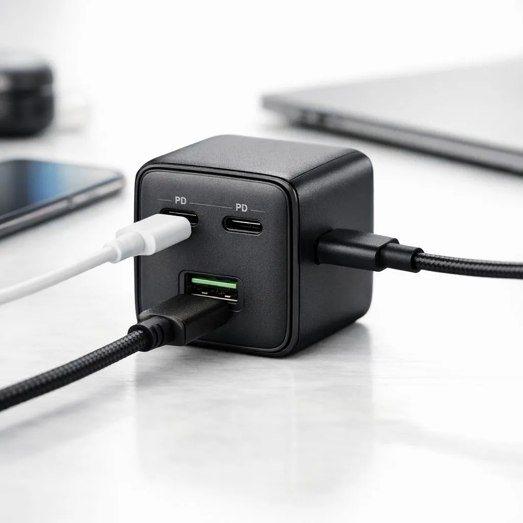 One charger for phone, tablet, laptop