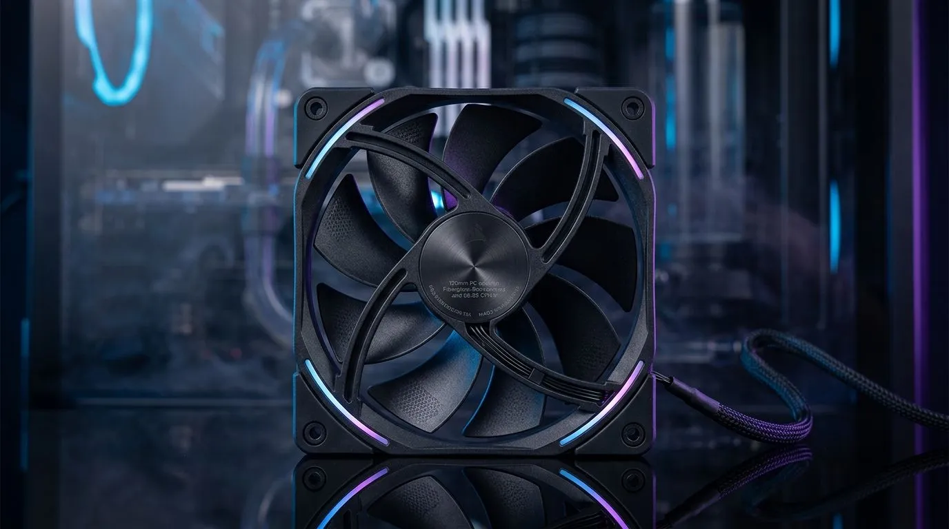Get cooler temps with 66.89 CFM case fans