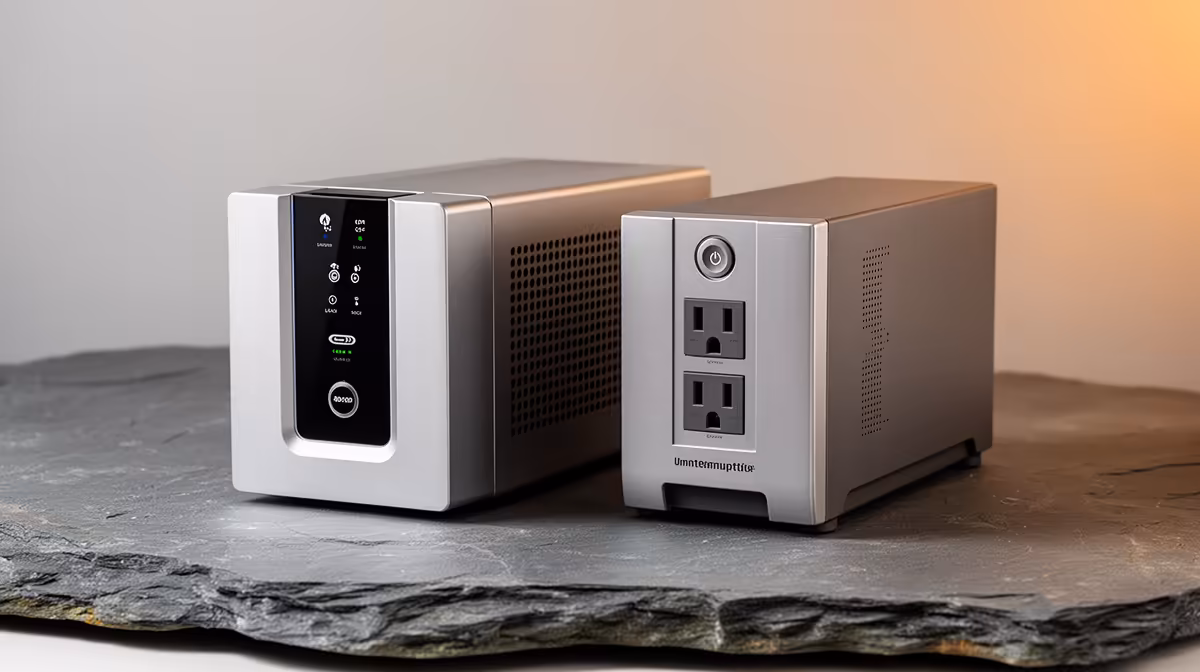 Surge protection first, UPS second, by cost