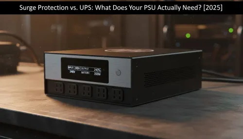 Surge Protection vs UPS: What Your PSU Really Needs