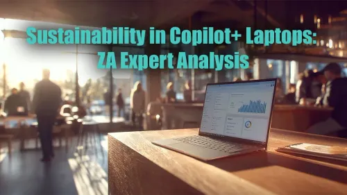 Sustainable Copilot+ Laptops: A South African Expert Guide