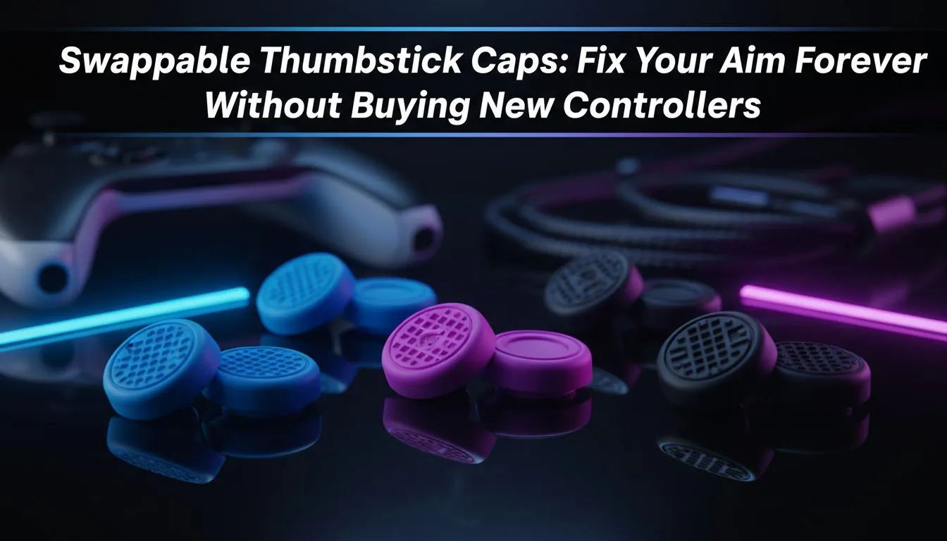 Swap Thumbstick Caps to Improve Aim