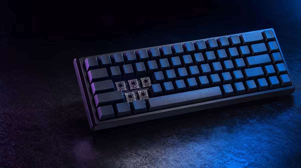 Choose feedback or smooth travel through gaming and typing