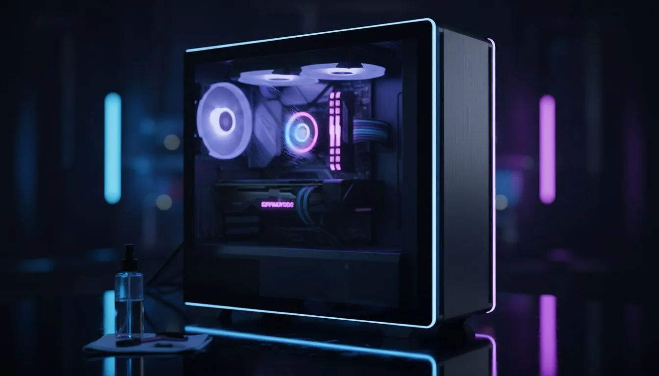 Cleaning Tempered Glass Side Panels