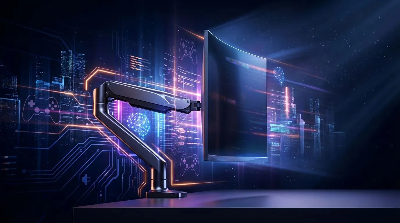 Top Benefits of a Gaming Monitor Arm for Your Desk