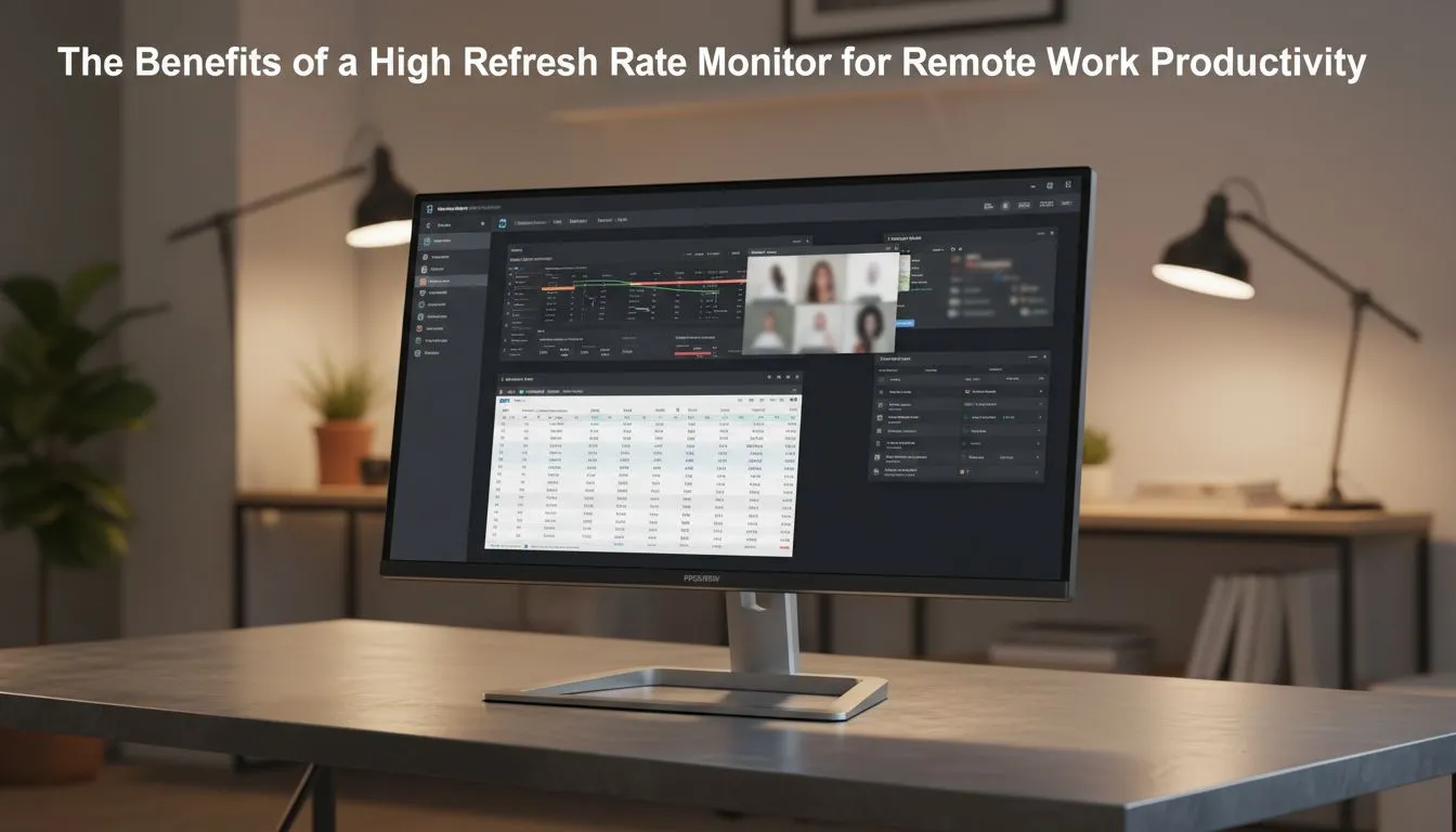 High Refresh Rate Benefits for Remote Work