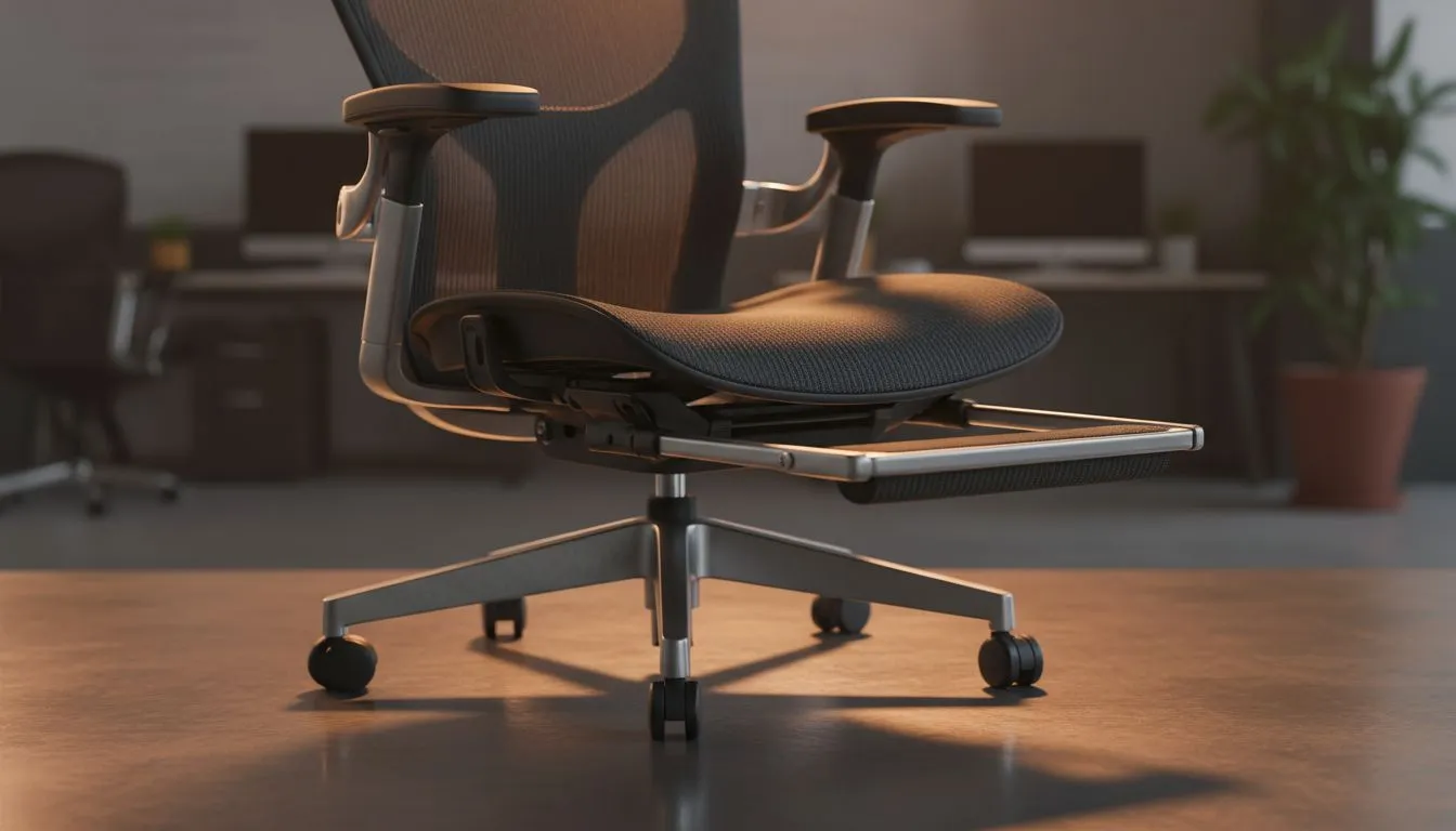 Why built-in footrests help focus