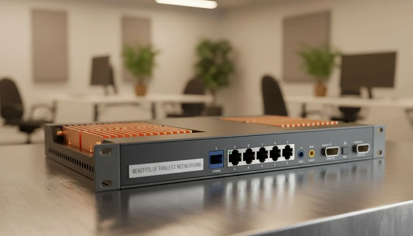 Quiet Offices with Fanless Networking