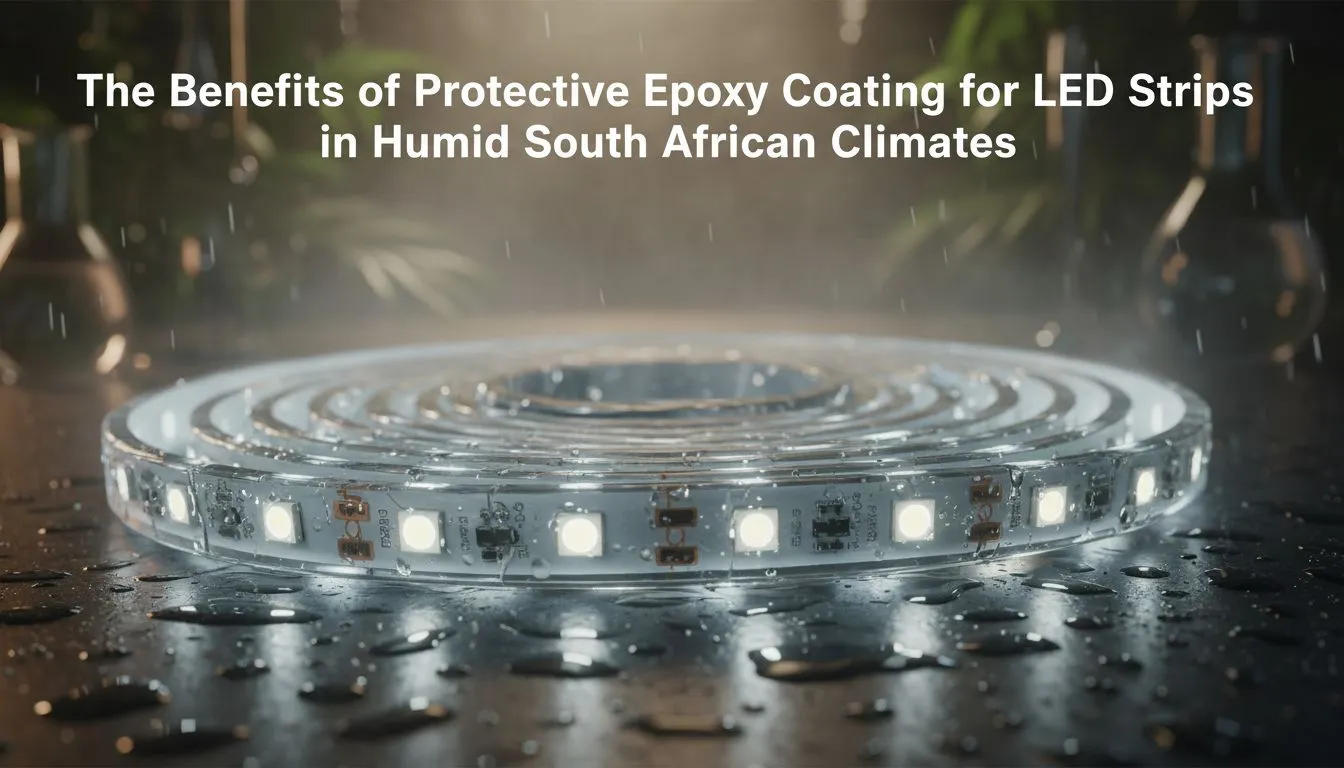 Protective epoxy for LED strips