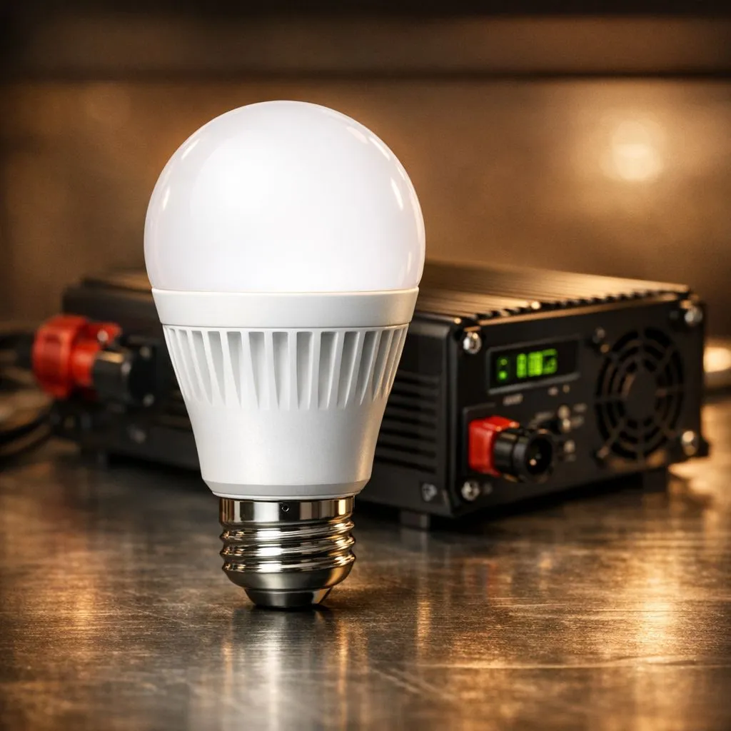 Save power with 12W LED inverter lights