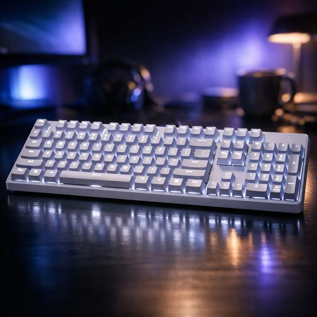 White Backlit Keyboard Advantages