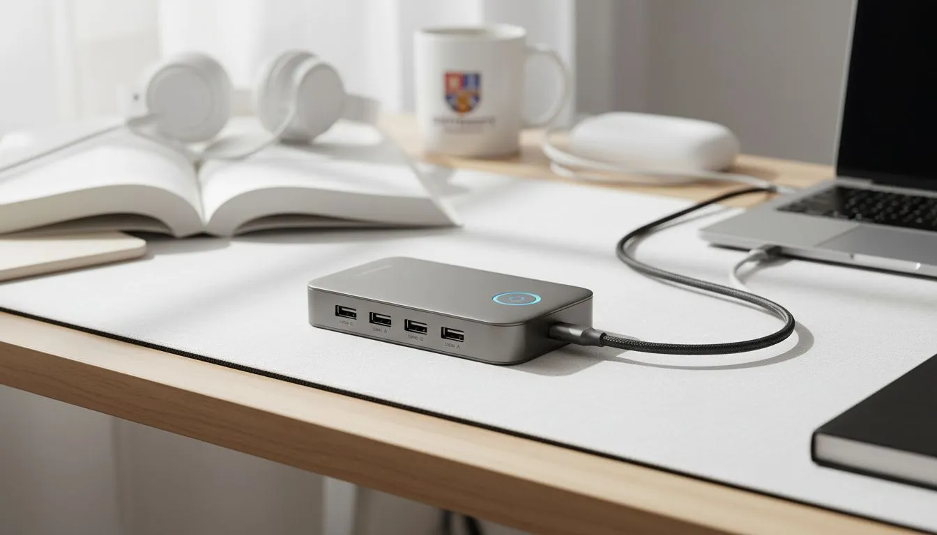 One-cable dorm charging with USB-C PD