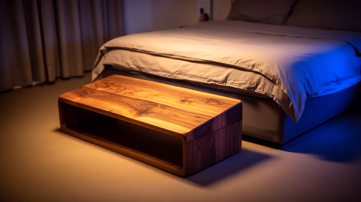 Footrest Setup for a Small Bedroom in SA