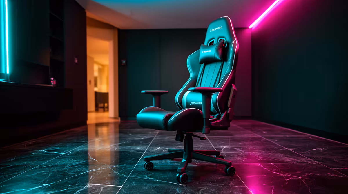 Gaming Chair Setup for an Open-plan Flat in SA