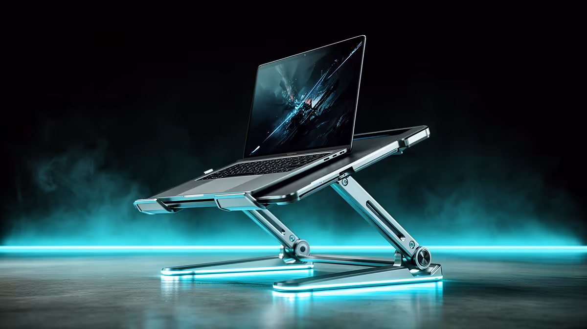 Laptop Stand Setup for an Apartment in SA