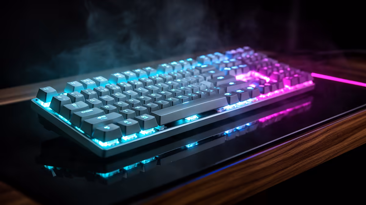 Mechanical Keyboard Setup for a Small Bedroom in SA