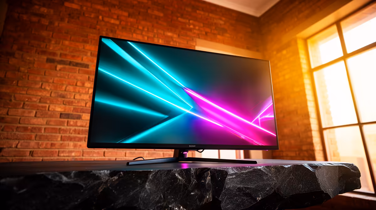 Mini-LED Monitor Setup for a Face-brick House in SA