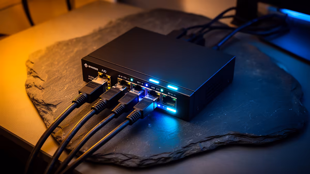 Network Switch Setup for a Koshuis Room in SA
