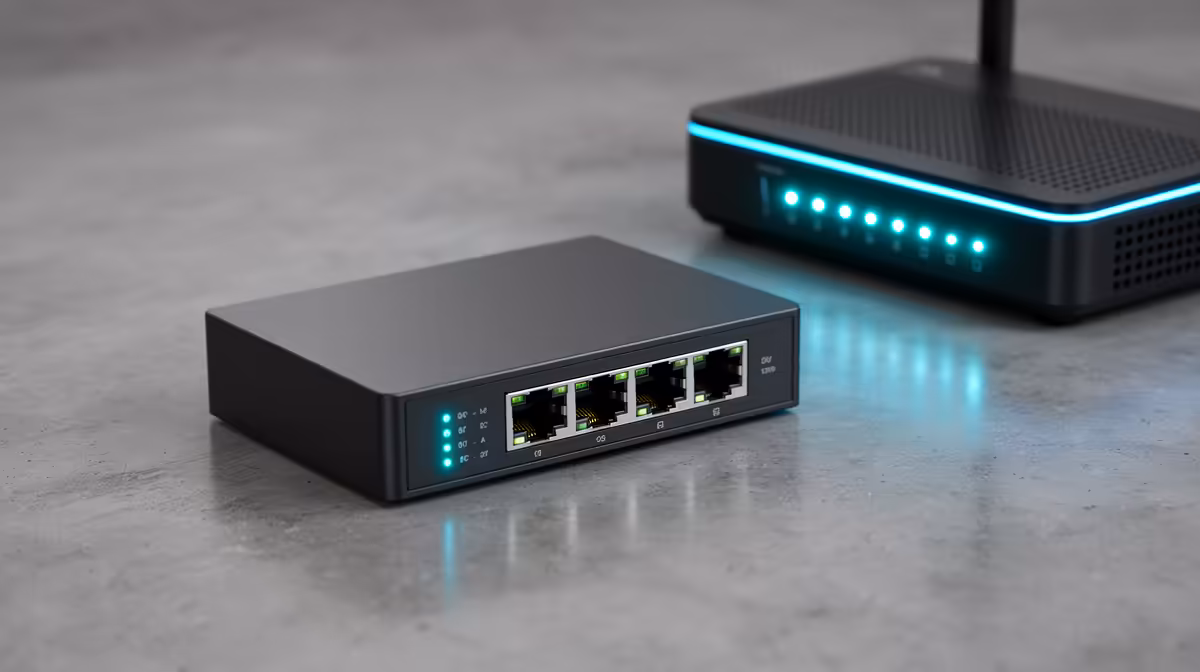 PoE Switch Setup for a Family Home in SA