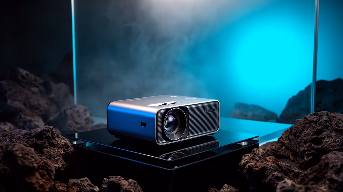Portable Projector Setup for an Open-plan Flat in SA