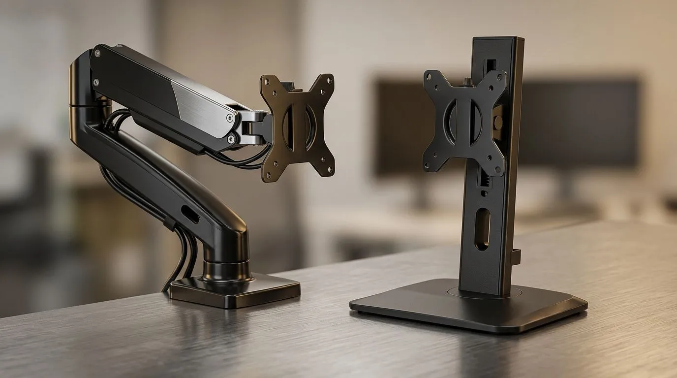 Gas spring vs fixed VESA: which fits your desk?