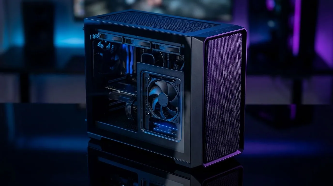 How PC airflow works with COC turbo fan tech