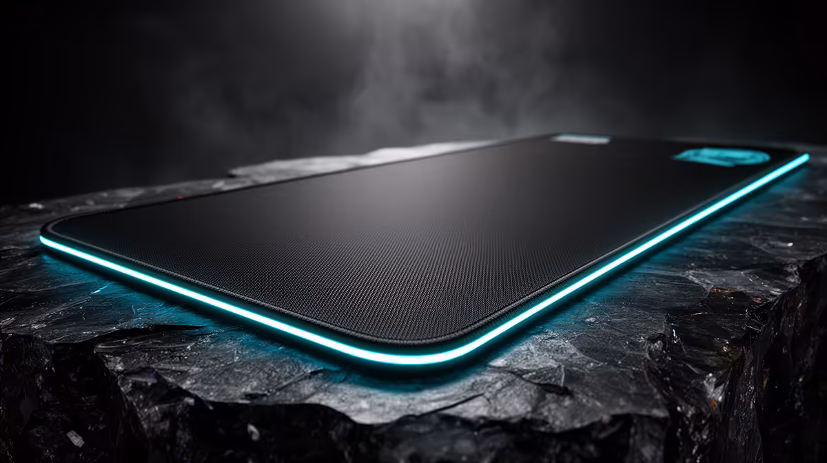 Balanced Gaming Mousepads for Speed: surface and base grip