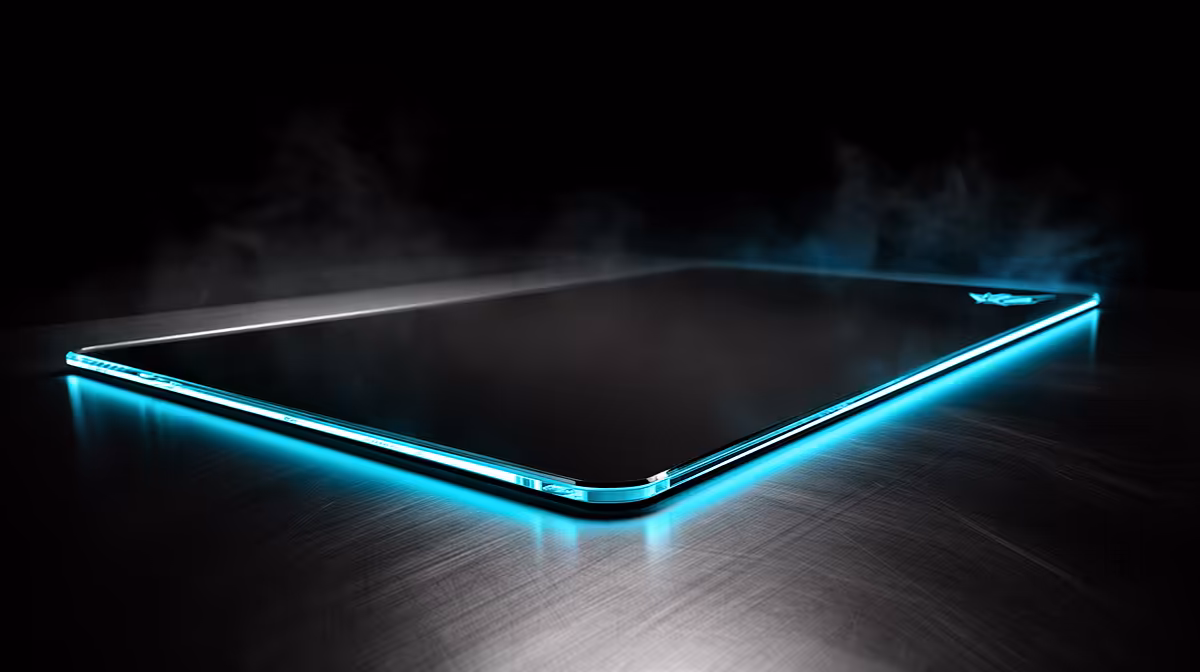 Tempered Glass Gaming Mousepads for: surface and base grip