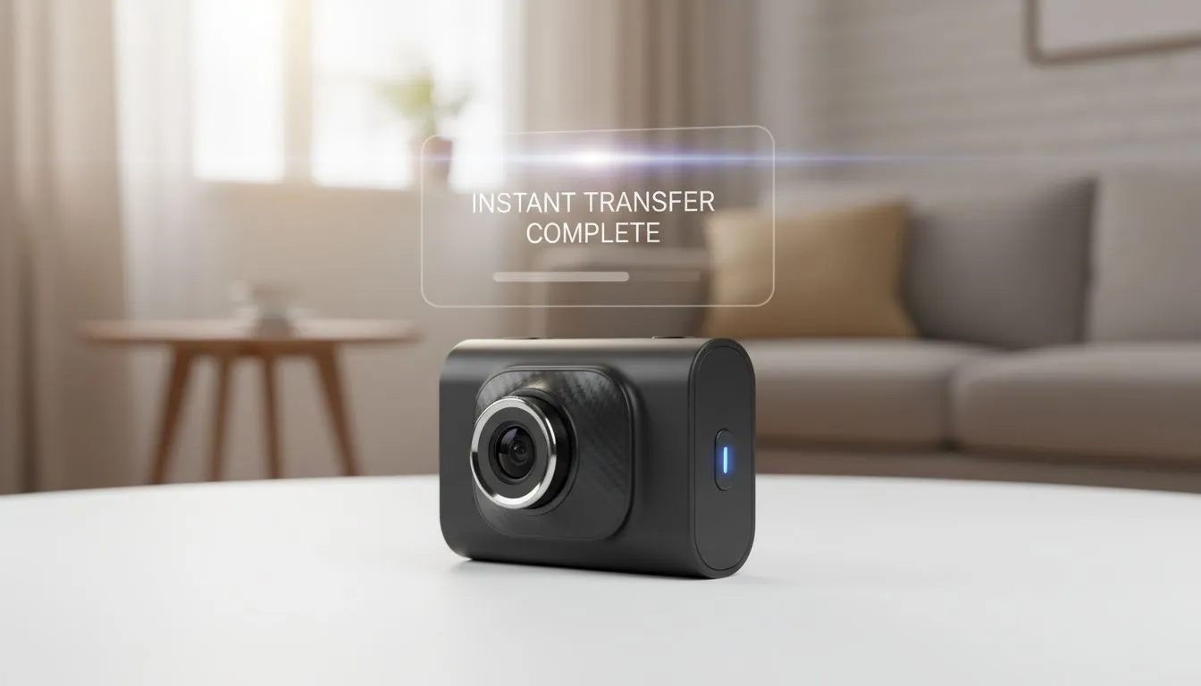 Instant Dual-band Dash Cam Transfers