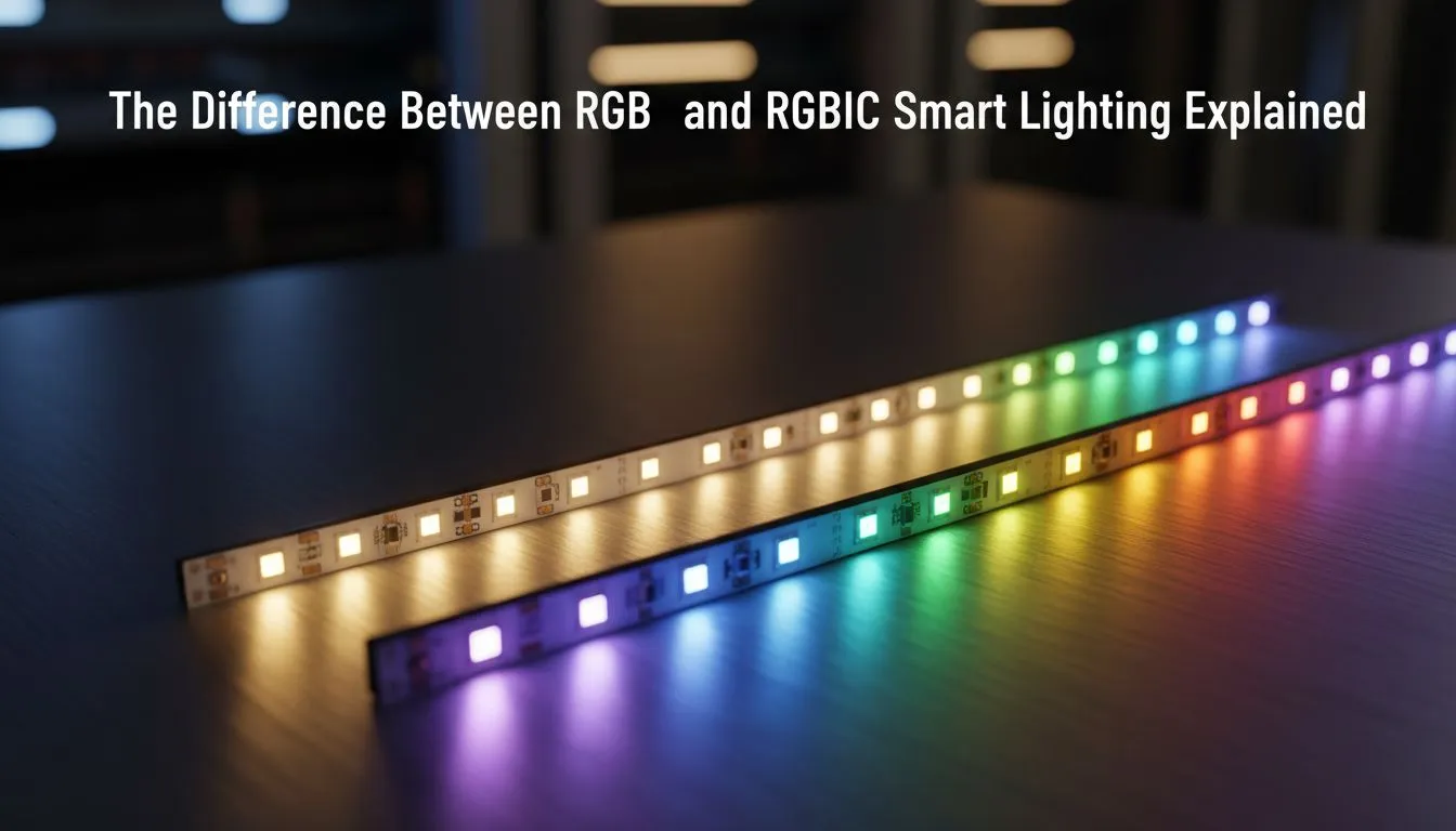 RGB vs RGBIC: Key Smart Lighting Differences