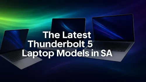 Thunderbolt 5 Laptops SA: Discover the Latest Models Now