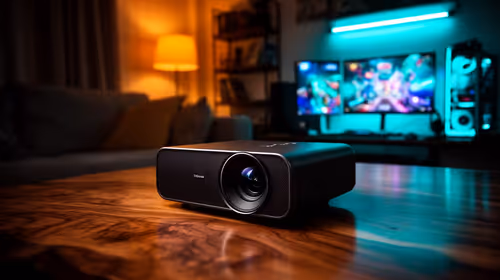 The practical portable projector spec floor for shared gaming spaces in SA