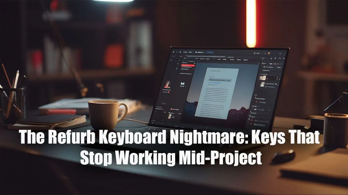 Unstick Your Keyboard Keys