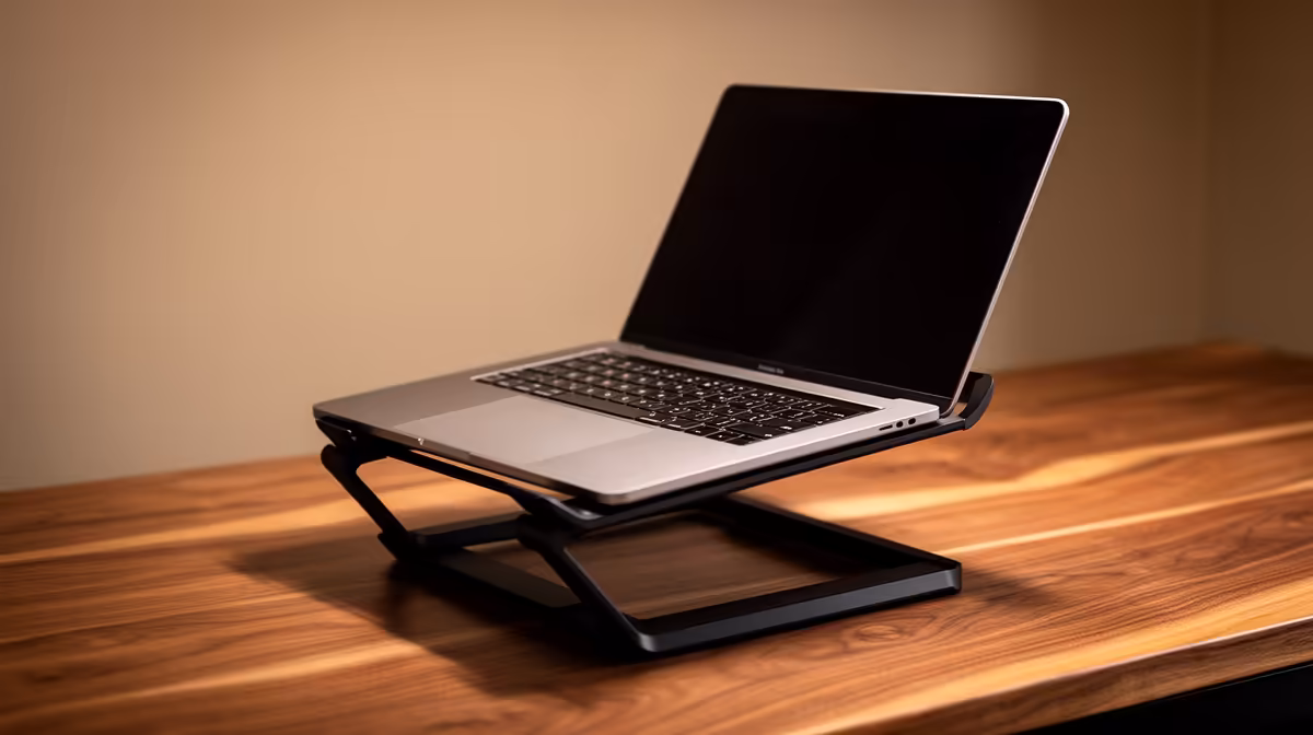Laptop Stand for a Podcaster in SA