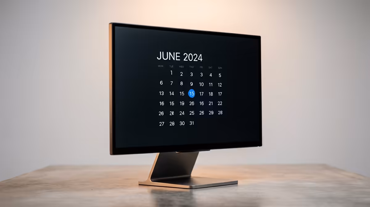 Vertical Monitor for a Law Student in SA