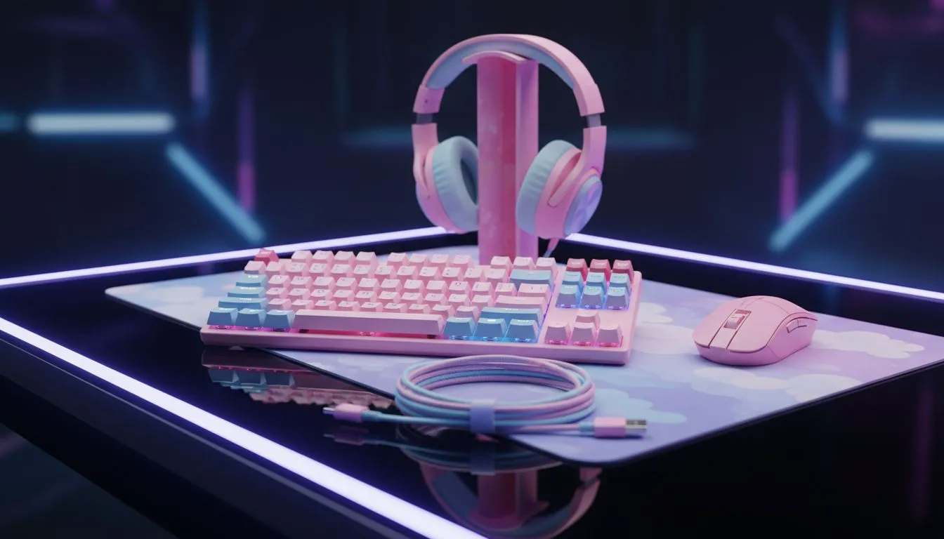Pastel and Pink Gaming Gear Trends