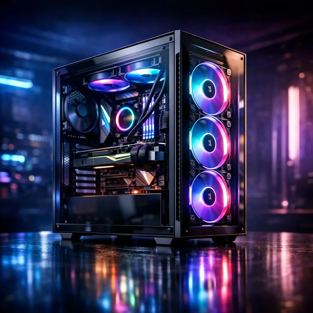 Glass Panel Cases: Beauty and Cooling